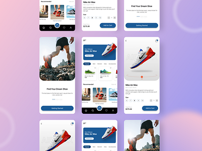 The Shoe App interface ios mobile nike shoe shoes ui ux