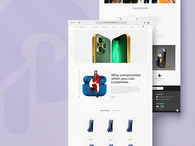 Shopping Website airpod apple minimal playstation ui ux
