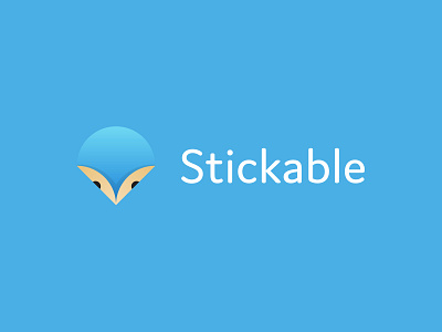 Stickable logo brand branding custom decals custom stickers decals design icon illustration logo stickers