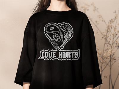 Love Hurts custom custom type design handtype illustration lettering logo type typography wordmark