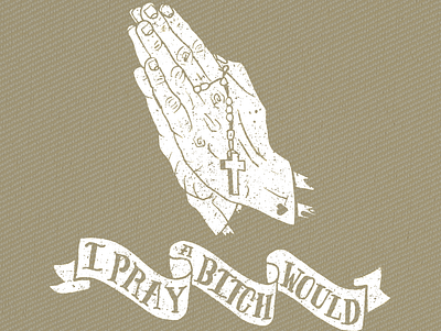 Everyday I pray. custom custom type design graphic design handtype illustration lettering type typography wordmark