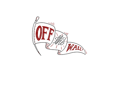 Off The Wall custom handtype lettering script type typography wordmark