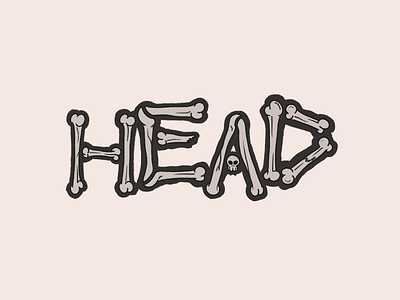 Guess we're boned. custom custom type drawing hand type handtype illustration lettering type typography wordmark