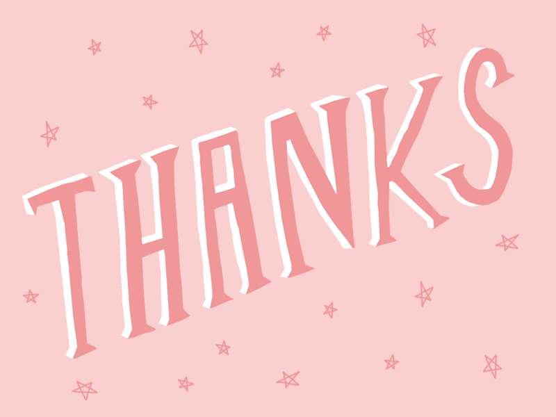 Thanks!! first shot gif hand lettering thank you thanks typography