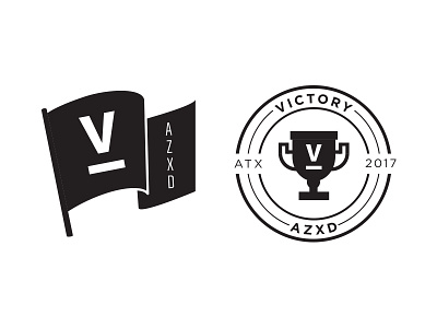 Victory Journal + AZXD austin azxd badge flag logo preacher sxsw victory
