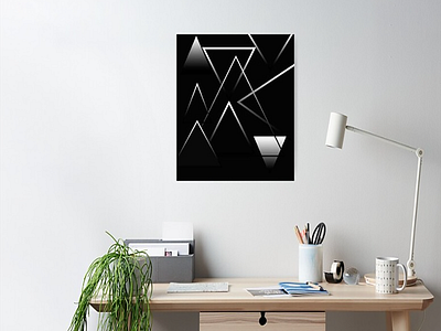 Triangle Wall Art abstract art design graphic design home decor homedecor triangle wall art wall decor