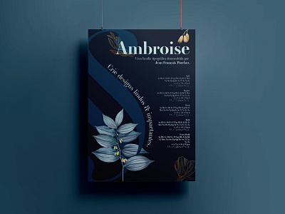 Poster - Ambroise Font graphic design