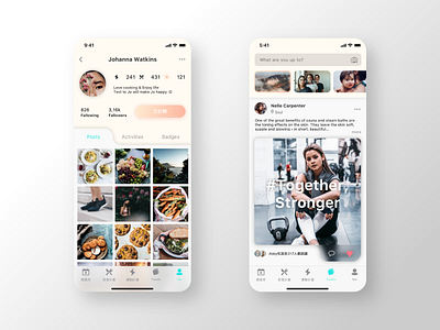 STEPP APP UI/UX design