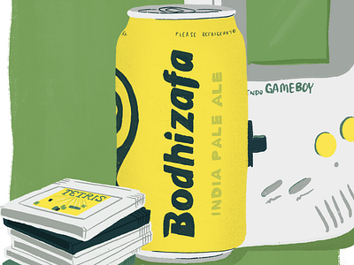 January 2020: Bodhizafa IPA + Old School Gameboy