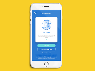 Paywall Screen Concept #2 ux ui interface paywall concept app