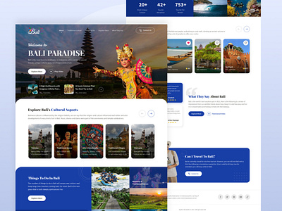 Bali - Travel Landing Page