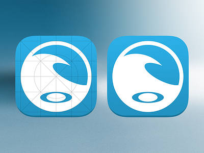 Surf Report App Icon app icon ios ios7 oakley surf surfing surfreport