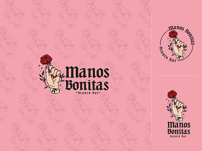 Manos Bonitas brand color design identity illustration logo