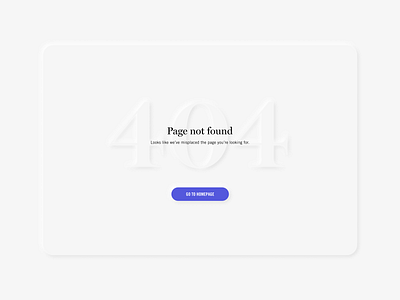 404 Page Exploration