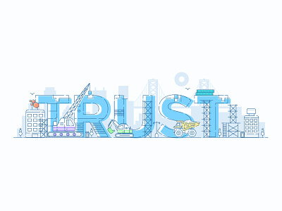 Trust branding city construction fraud homepage illustration re brand san francisco sift science street trust