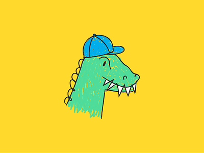 Dino color dino dinosaur draw drawing fun illustrated illustration scribble sketch