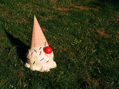 Ice Cream Cone colorful craft fun ice cream paper mache photography sprinkles summer