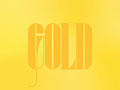 Golden custom type gold golden gradient type typography typography design