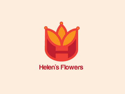 Helen's Flowers aliyev flowers logo