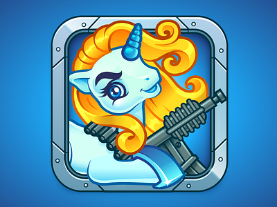 Unicorn App Icon V2 app icon ios unicorn unicorn revenge