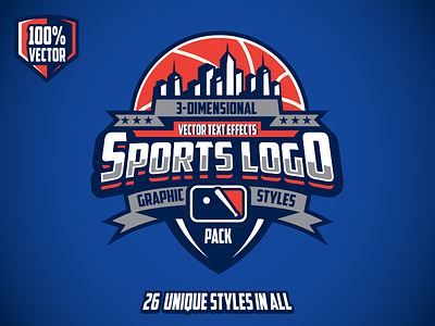 3d Sports Graphic Styles Preview 3d creative market graphic styles logo sports