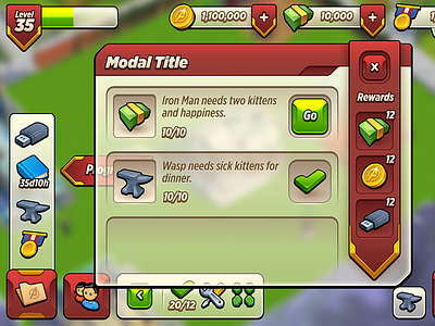 Marvel UI Style Most Recent avengers academy game marvel ui