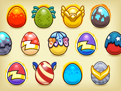 Eggs egg icons eggs game ios monsters tiny monsters