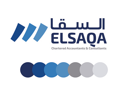 ElSAQA accountants branding graphic design logo ui