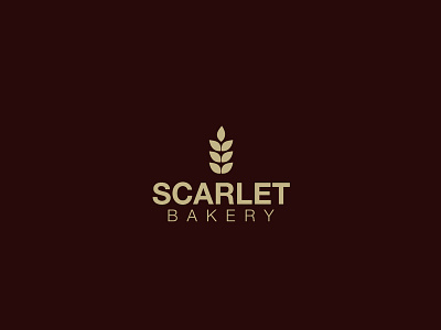 SCARLET BAKERY advertising branding design logo