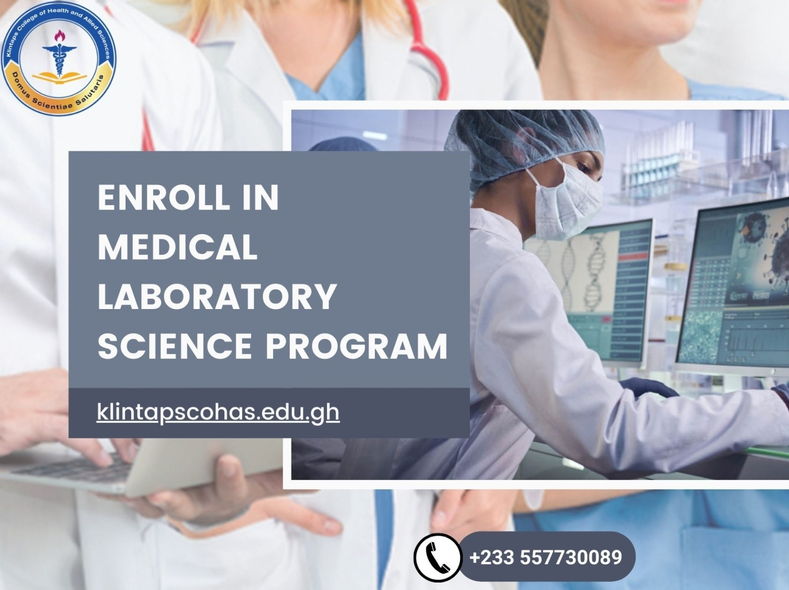 Medical Laboratory science course in Ghana by Klintaps College on Dribbble