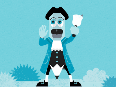 Town Crier Illustration illustration vector