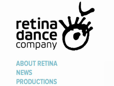 Retina dance blog page layout page