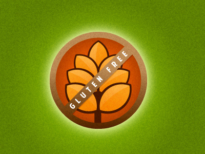 Gluten Free food gluten icon illustration logo wheat