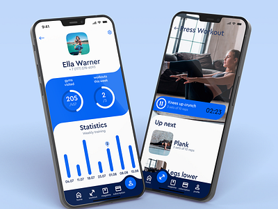 1FIT Mobile App - UI/UX app design ui ux uxui