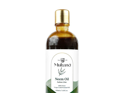 Cold Pressed Neem Oil by Multano on Dribbble