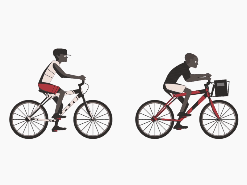 bikes animation character