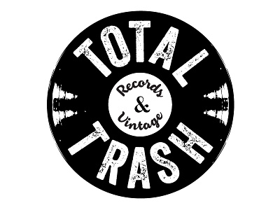 Total Trash Records & Vintage Logo