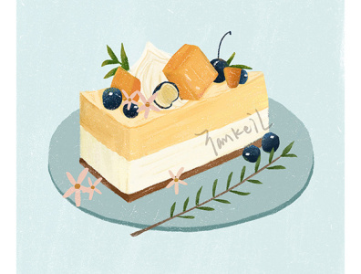 蛋糕小插画 illustration 图标 应用 插画 设计