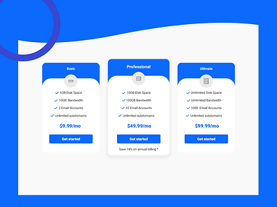 Pricing Table