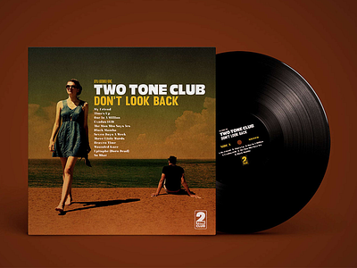 Two Tone Club – Don’t Look Back LP Artwork album art album cover branding indesign photoshop print vinyl