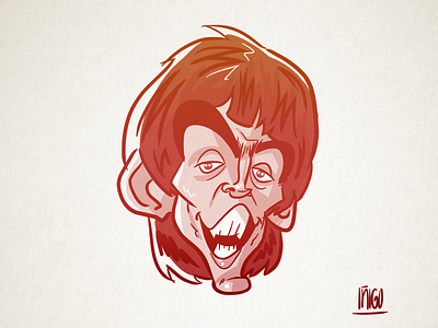 George Harrison caricature caricature caricatures illustration ipad sketchbook