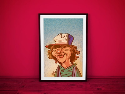 Dustin Henderson - Stranger Things caricature caricatures illustration ipad sketchbook