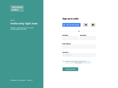 001 - Signup page | 100 Days of Design Challenge 100daysofdesign design ui