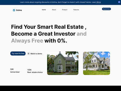 RealState - Real estate agency landing page