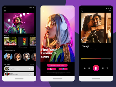 UI challenge music player