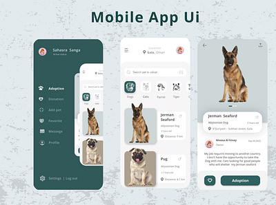 Pet's Booking Mobile App Ui