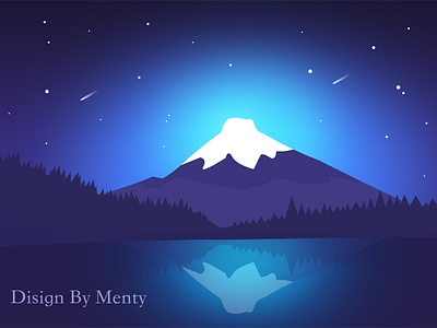 Goodnight mountain night