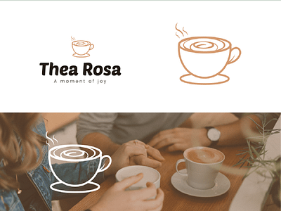 Logo Design For "Thea Rosa" branding graphic design logo
