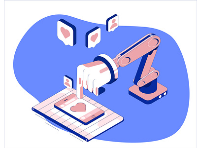 Isometric Hand for your Likes