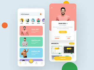 Designers App by MindInventory Graphics for MindInventory on Dribbble